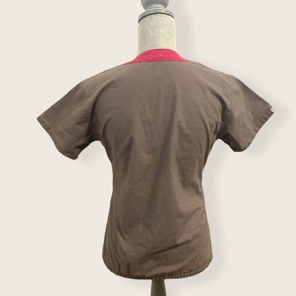 IguanaMed MedFlex 2 Quattro V Neck Scrub Top XS - Picture 3 of 10